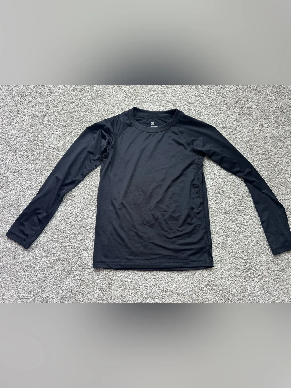 boys All in Motion black long sleeve shirt - M (8)